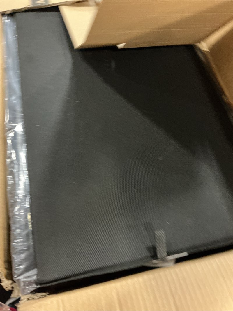 Condition photo showing Good Condition for synthetic leather storage ottoman bench with legs,43.5”w x 15.7”d x 15.7”h,metal frame end of bed bench hold up to 770 lb,large storage chest hold up to 770 lb,black uasnd622b pu-black