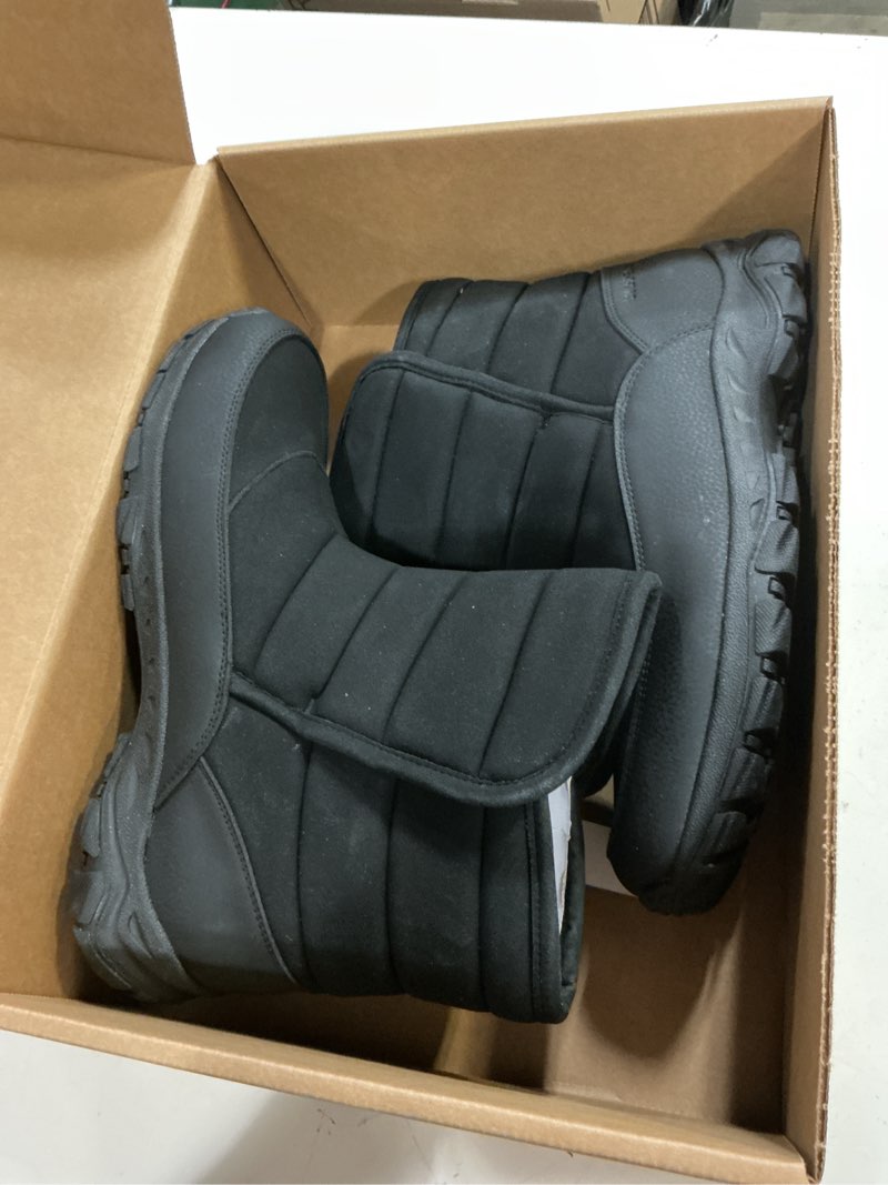 Condition photo showing Good Condition for lands' end expedition insulated winter boots for men, lace up or slip on waterproof mens snow boots, medium or wide width men's shoes size 8 to 13, black, brown, green or grey 10.5 black