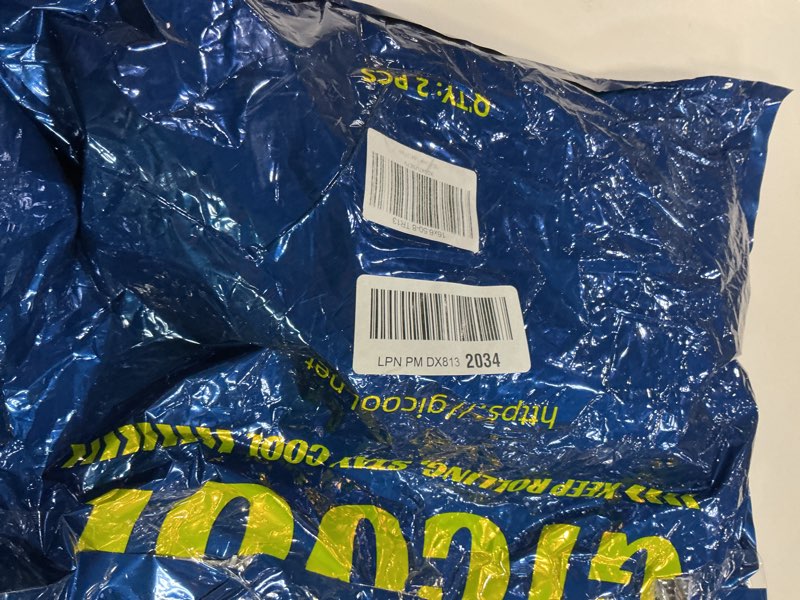 Condition photo showing As Is for 16x6.50-8, 16x7.50-8 Inner Tube, 2 Pack with TR-13 Valve Stem, Heavy Duty, for Mower Tractor Golf Cart Garden Trailer and More 16x6.50-8 (2 Pack?