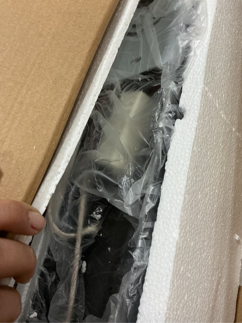 Condition photo showing Good Condition for Tipace 5 Lights Modern Black Vanity Light Up and Down Black LED Vanity Light Fixtures Bathroom Wall Light Over Mirror 6000K Matte Black-Non Dimmable 5 Lights