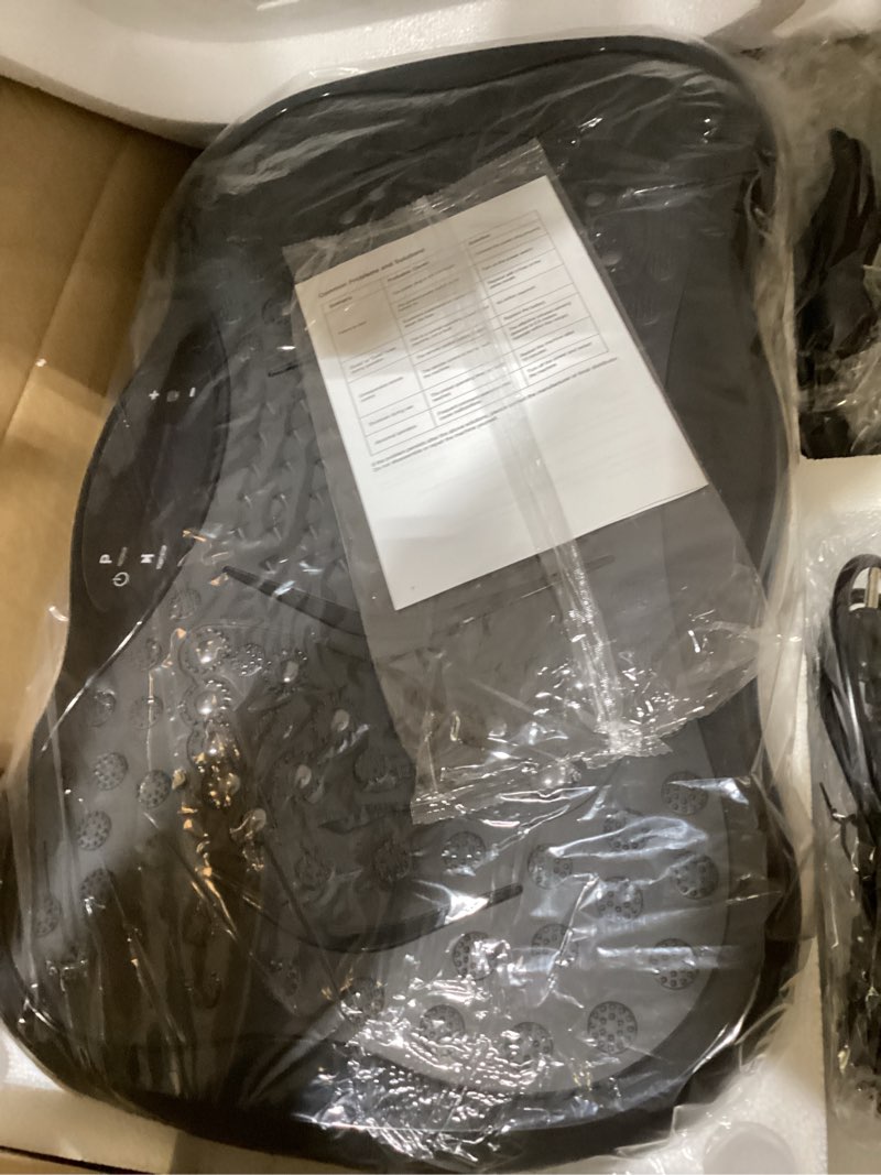 Condition photo showing New/Like New for Vibration Plate Exercise Machine, Lymphatic Drainage Machine for Weight Loss, Lymphatic Drainage & Muscle Recovery, Multiple Speeds with Bluetooth & Remote, Max User Weight 330lbs