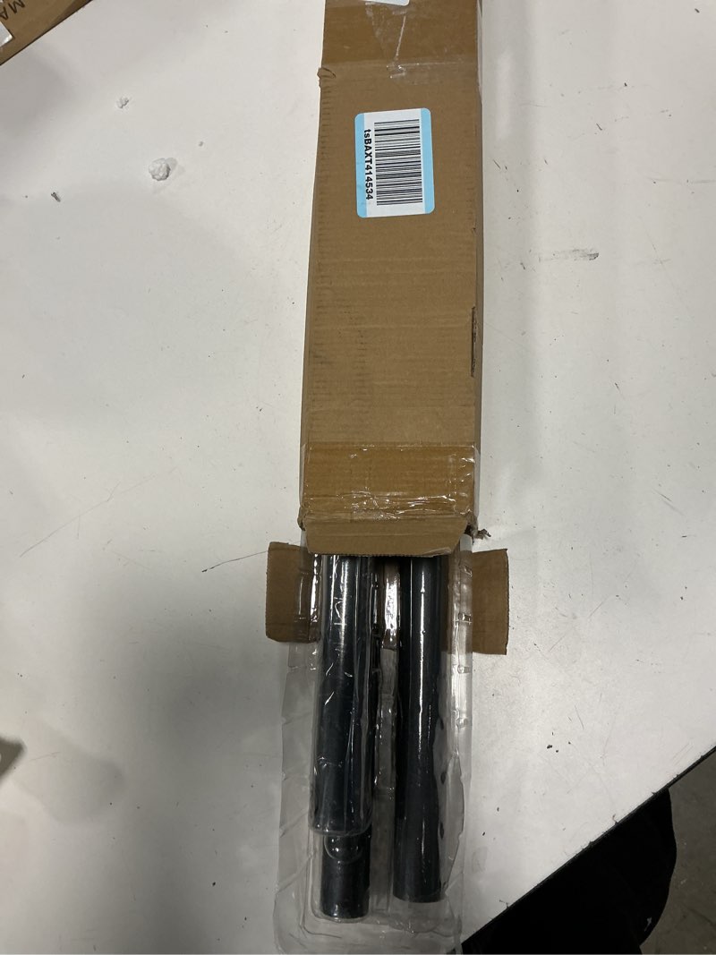 Condition photo showing New/Like New for vailge room divider tension rods, premium curtain tension rods,83-122 inch,no drilling, adjustable large window stall tension pole-black 83-122 inch black