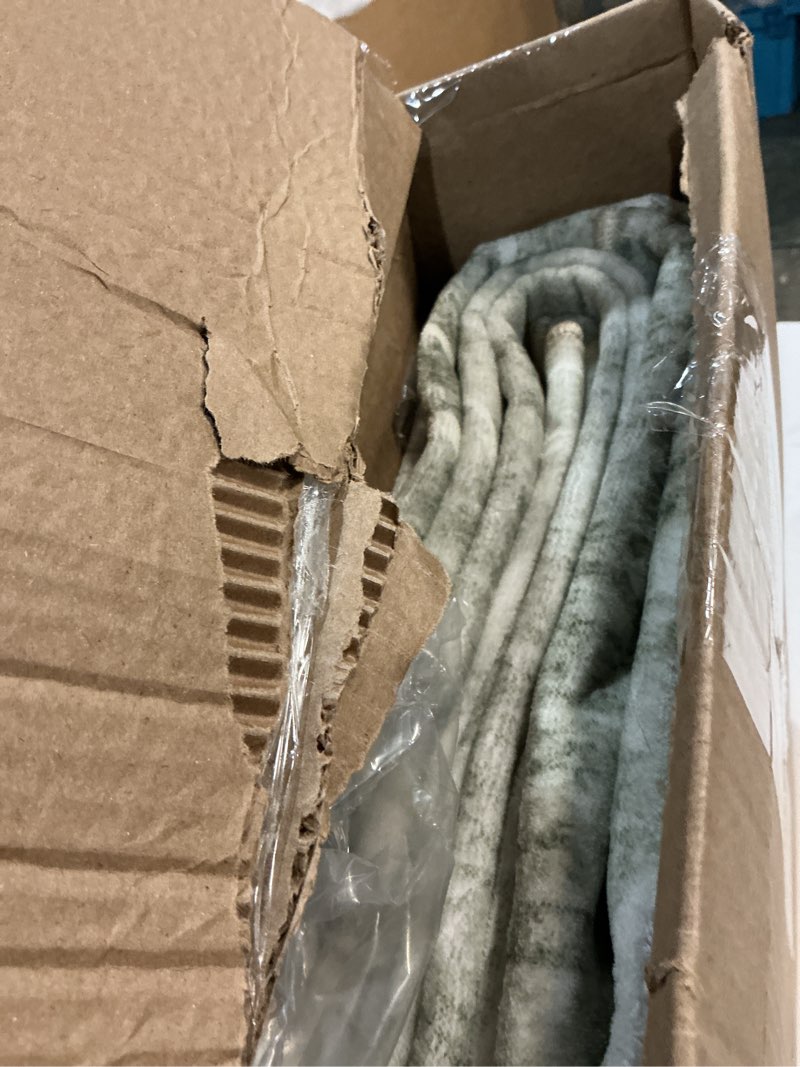 Condition photo showing New/Like New for 5x7 sage green modern abstract area rugs for living room, washable rugs for nursery bedroom, non-slip minimalist neutral wave striped rugs for playroom boys, throw accent rug carpet for dining room 5' x 7' green