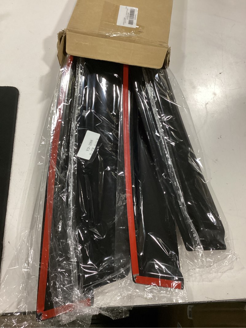 Condition photo showing New/Like New for window visors for toyota camry 2018-2024, rain guards shields vent deflector shade dark smoke 2019 2020 2021 2022 2023, tape-on, 4pcs for 2018-2024 | toyota camry | out-channel