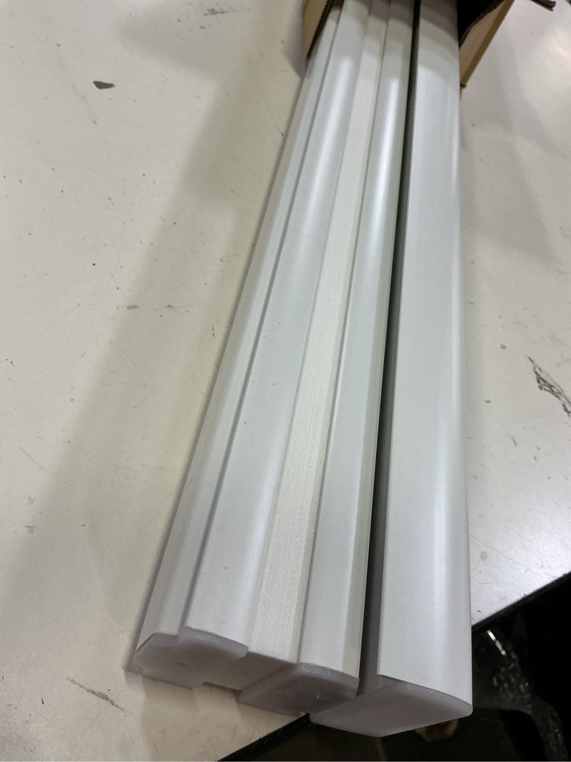Condition photo showing As Is for dez furnishings cordless 1.5" light filtering top down bottom up cellular shade, 34.5" w x 48" h, white