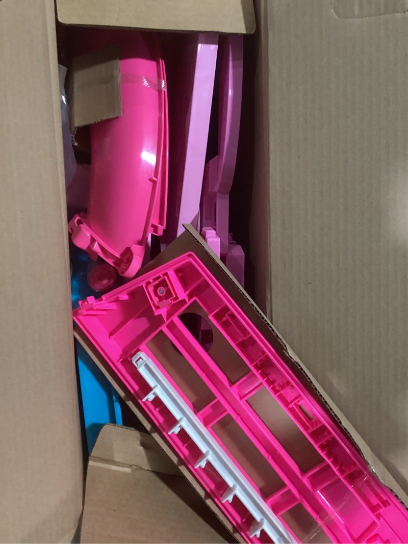 Condition photo showing Good Condition for Barbie Dreamhouse Pool Party Doll House with 75+ pc, 3 Story Slide: Adult Assembly, Fits 12 Inch Dolls