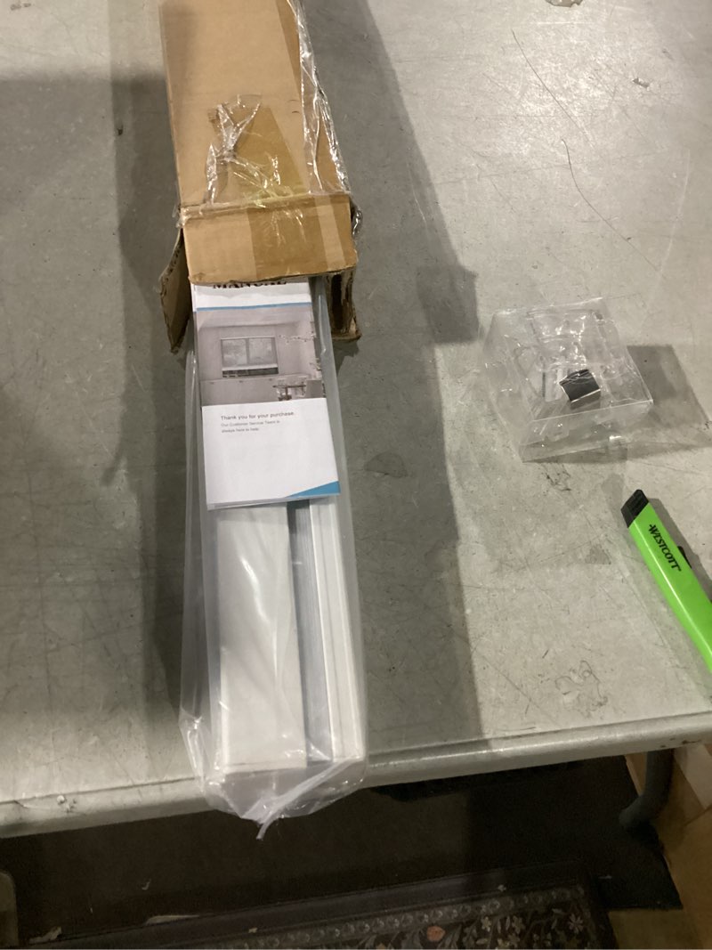 Condition photo showing Good Condition for MYshade Blackout Cordless Cellular Shades Honeycomb Shade for Indoor Windows Room Darkening Blinds for Home Office Pull Down Window Shades Easy to Install 22 inch Wide, H36 Pleated Shade White White 22"W x 36"H