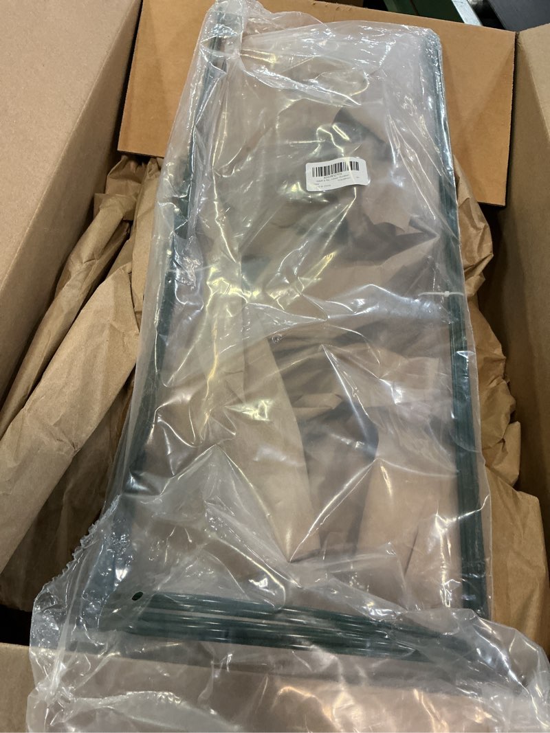 Condition photo showing Good Condition for higift 6 pack 24 inch plant stakes, 10" wide x 24" high half round metal peony cages and support, green garden plant stake plant support ring border for peony tomato,hydrangea,flower indoor outdoor green - 6 pack 10" w x 24" h
