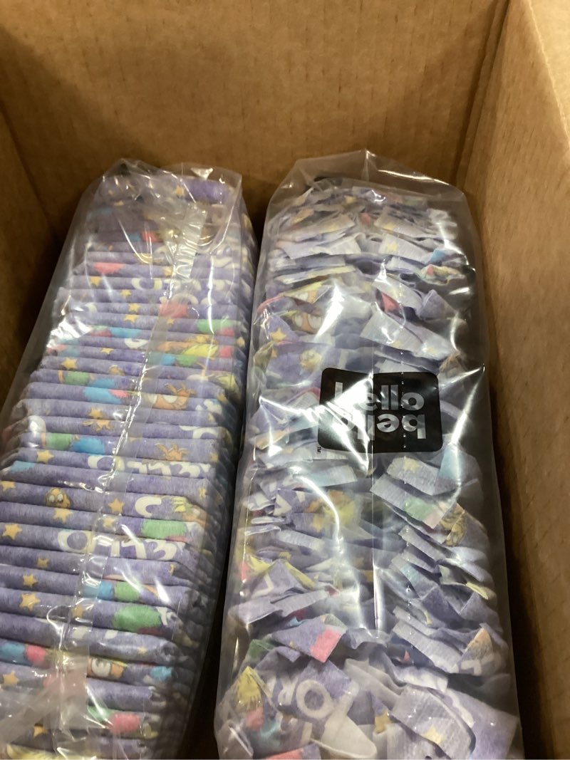 Condition photo showing New/Like New for hello bello dr. seuss babies premium diapers, size nb, 76 count: softness & protection for sensitive skin dr. seuss babies 76 count