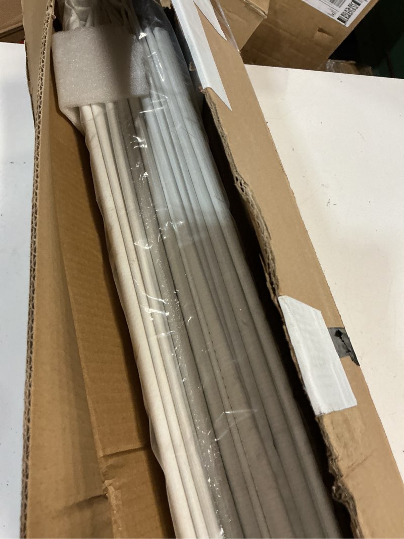 Condition photo showing New/Like New for awnlux rv awning fabric replacement - waterproof vinyl shade screen for camping, universal fit, sun uv blocker canopy, shelter - burgundy fade-13' (fabric 12'2") fabric size 12 feet 2 inch for 13 feet awning burgundy fade