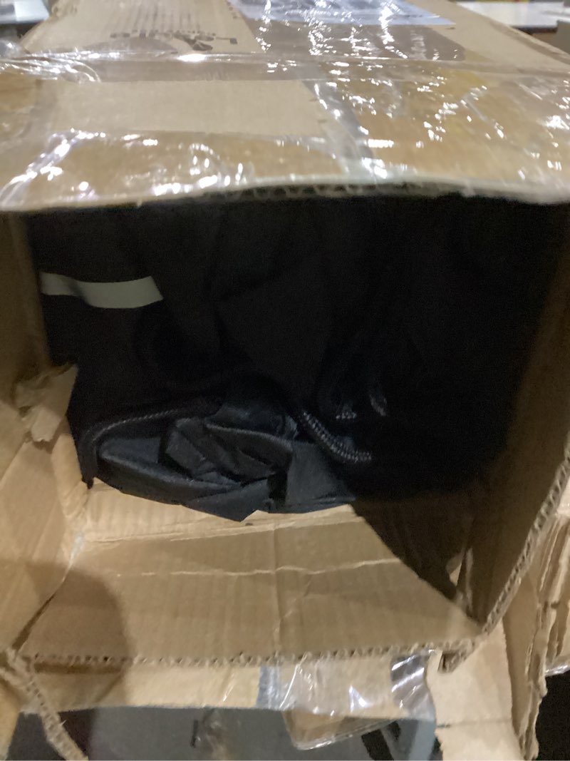 Condition photo showing As Is for Lesure Shown on TODAY Show Soft Collapsible Dog Crate - 36 Inch Portable Travel Crate for Large Dogs Indoor & Outdoor, 4-Door Foldable Pet Kennel with Mesh Windows, Black L - 36" Black