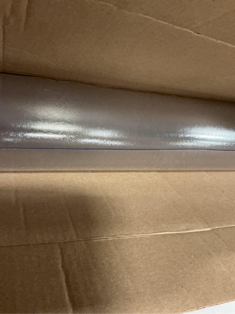 Condition photo showing Good Condition for Kuyal Clear Chair mat for Hard Floors 36 x 48 inches Transparent Floor Mats Wood/Tile Protection Mat