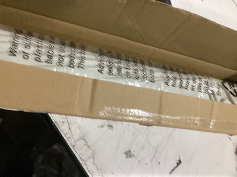 Condition photo showing As Is for lazblinds no drill roman shades for windows, cordless light filtering window shades with uv protection, polyester fabric for bedroom & living room, 20" w x 64" h, off white light filtering - off white 20"w x 64"h