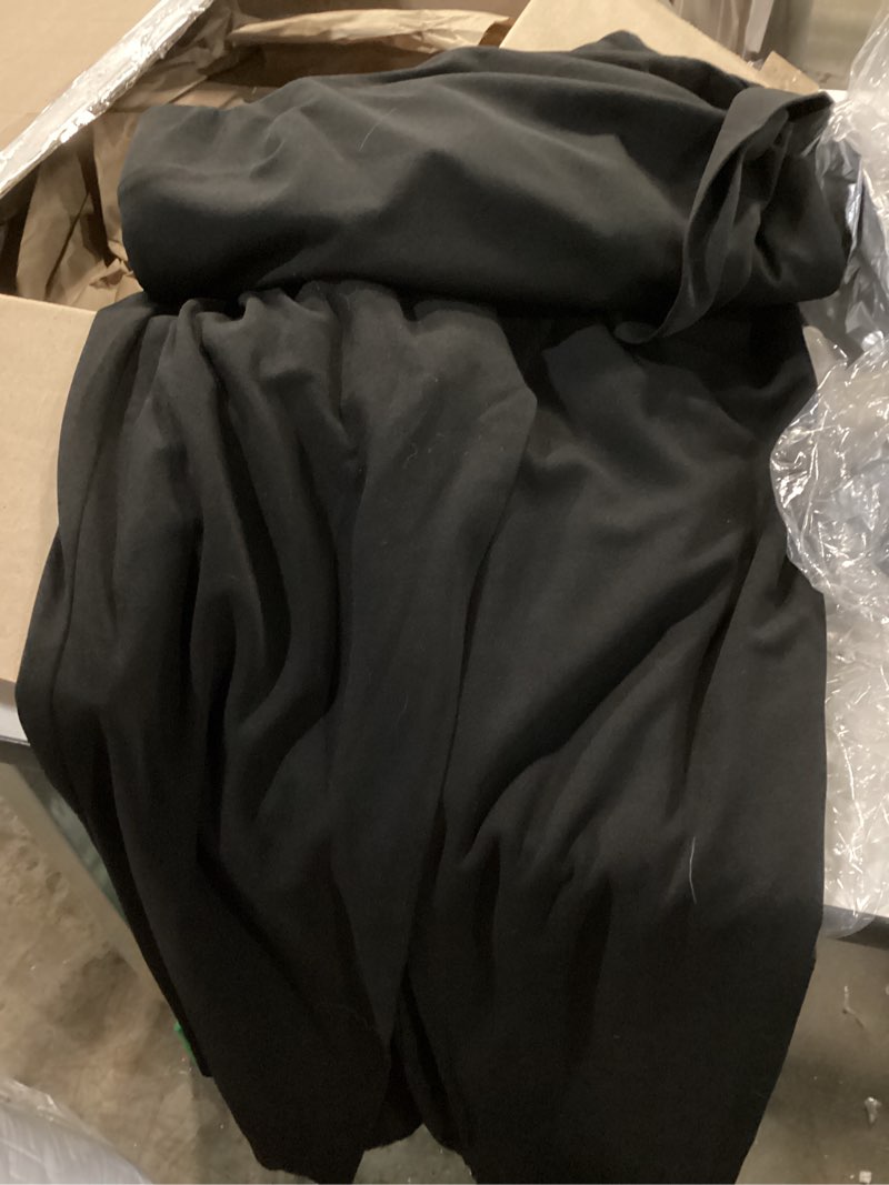 Condition photo showing As Is for Adrianna Papell Women's Plus-Size One Shoulder Crepe Melania Jumpsuit Plus 10 Black