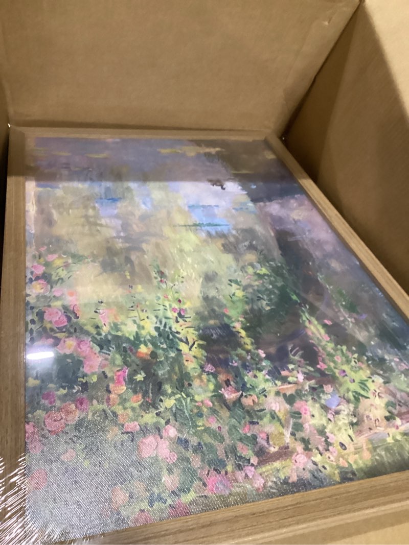 Condition photo showing Good Condition for picrit 8x12 antique gold bronze victorian picture frame, 2.75 inch wide ornate border, tempered glass & black backboard, wall mountable photo frame for gallery wall art home decor, 1 pack gold bronze 8x12