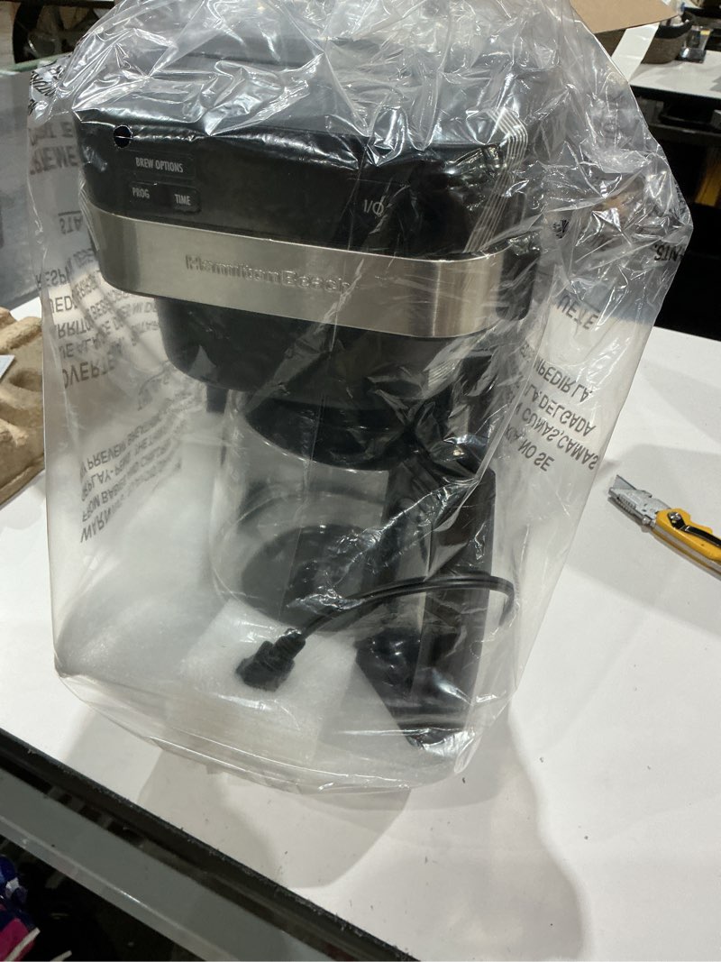 Condition photo showing Good Condition for hamilton beach 1 to 12 cup or single serve programmable easy access coffee maker
