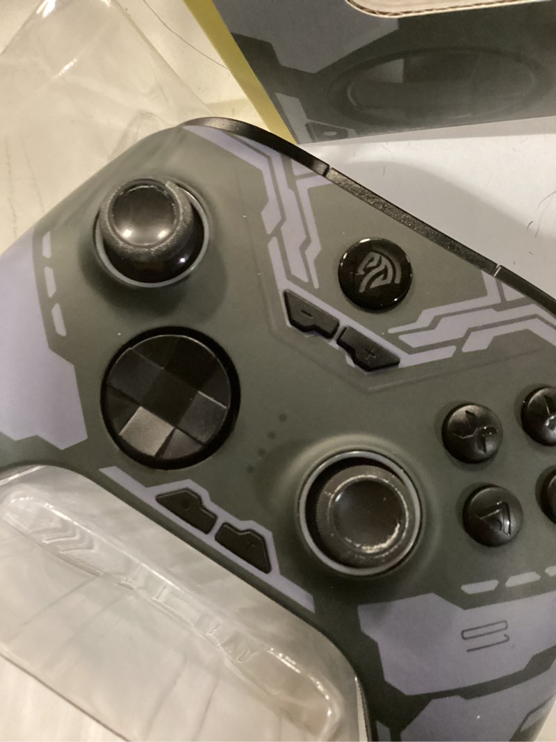 Condition photo showing As Is for EasySMX X15 PC Controller - Enhanced Wireless Bluetooth Controller with Hall Joysticks/Hall Triggers/RGB Lighting - No Stick Drift, No Dead Zone - Work for Windows PC, Android, Steam and Switch black