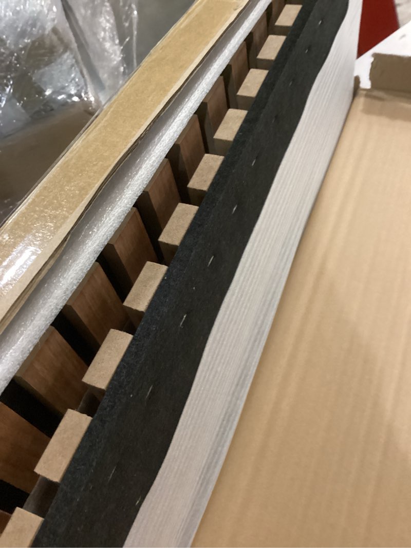 Condition photo showing Good Condition for Art3d 2 Wood Slat Acoustic Panels for Wall and Ceiling - 3D Fluted Sound Absorbing Panel with Wood Finish - Walnut 2pcs - 47.2?23.6in. Walnut