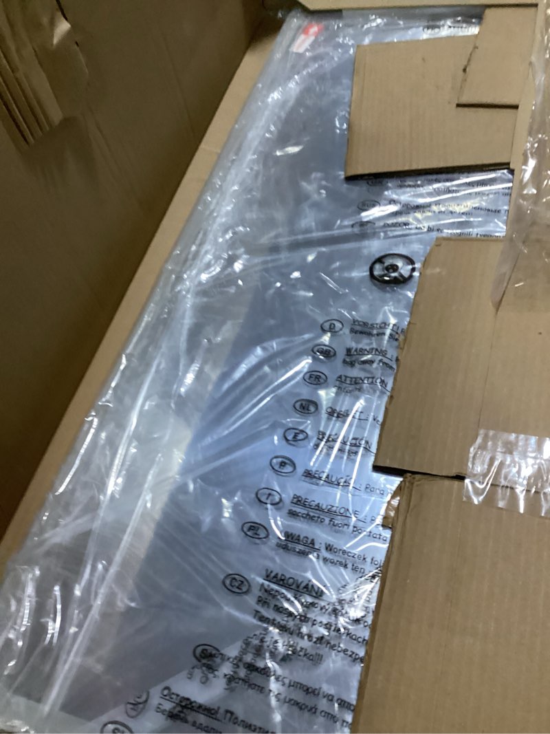 Condition photo showing New/Like New for SBAGNO 40''x28'' LED Bathroom Mirror with Lights, Bathroom Vanity Wall Mirror with Bluetooth, Anti-Fog, Stepless Dimmable, 3 Colors, Tempered Glass Lighted Vanity Mirror for Bathroom Frameless 27.6"L x 39.4"W