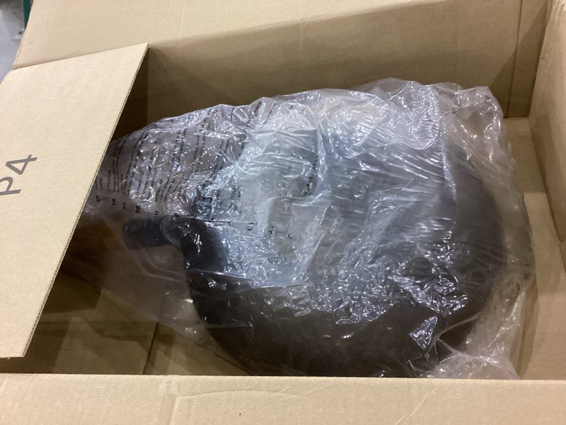 yosukata 13.5" carbon steel wok pan – pre-seasoned flat bottom pow wok for stir fry, bbq, grill & ca