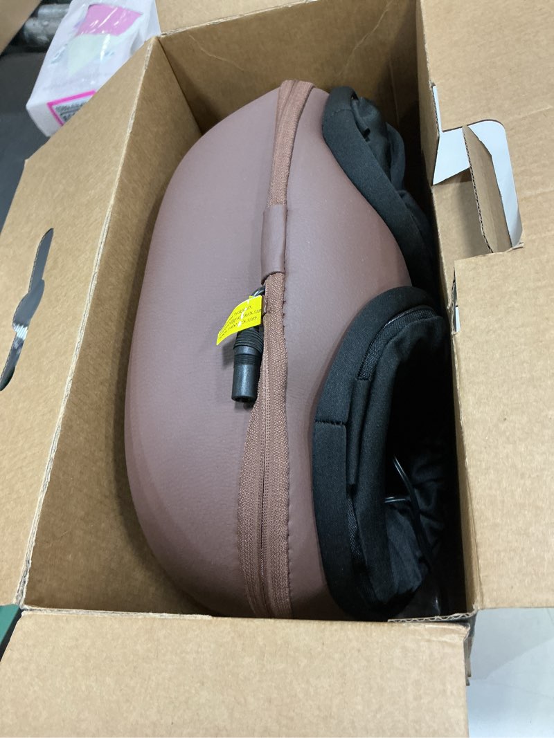 Condition photo showing Good Condition for nekteck shiatsu foot massager machine with heat, 2026 upgraded air compression deep kneading therapy feet massager, improve blood circulation and foot wellness, massage tools fsa eligible hsa eligible brown regular