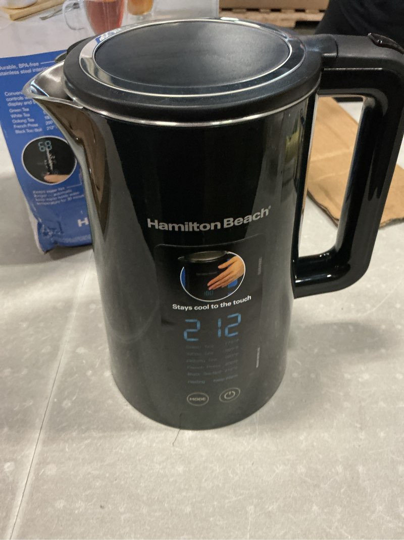 Condition photo showing Good Condition for hamilton beach 1.7l digital cool touch kettle 41033