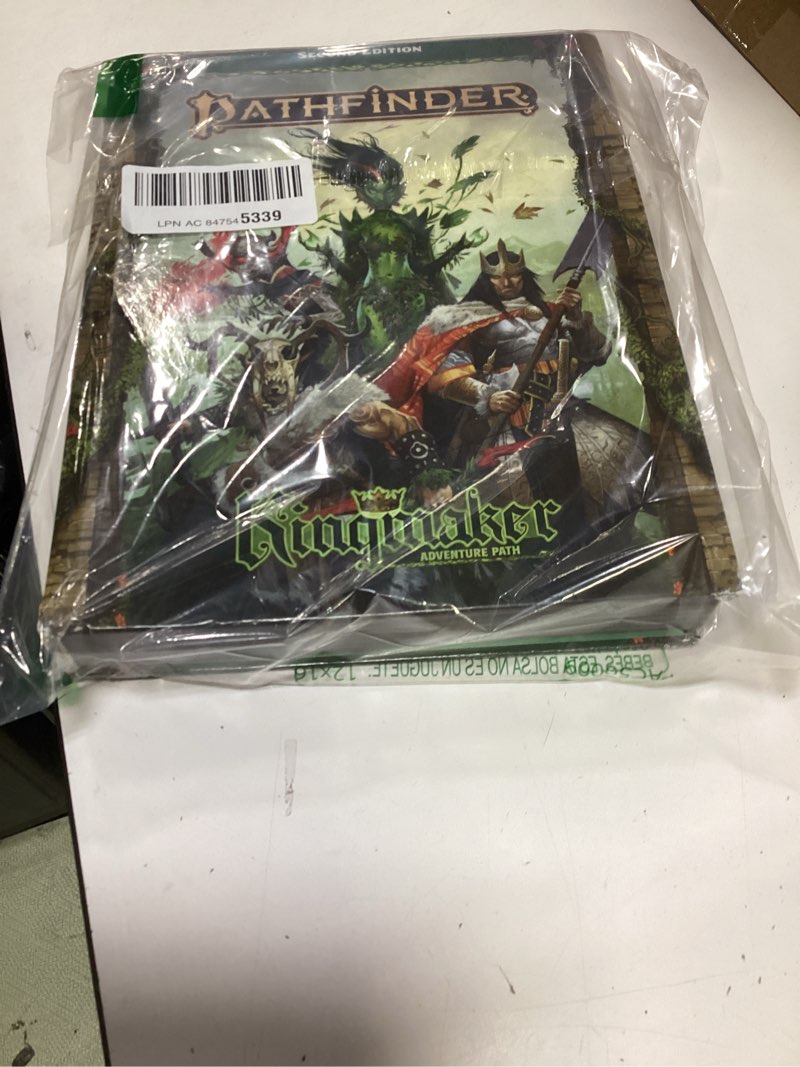 Condition photo showing As Is for pathfinder kingmaker adventure path hardcover - complete campaign levels 1-20 for second edition tabletop rpg