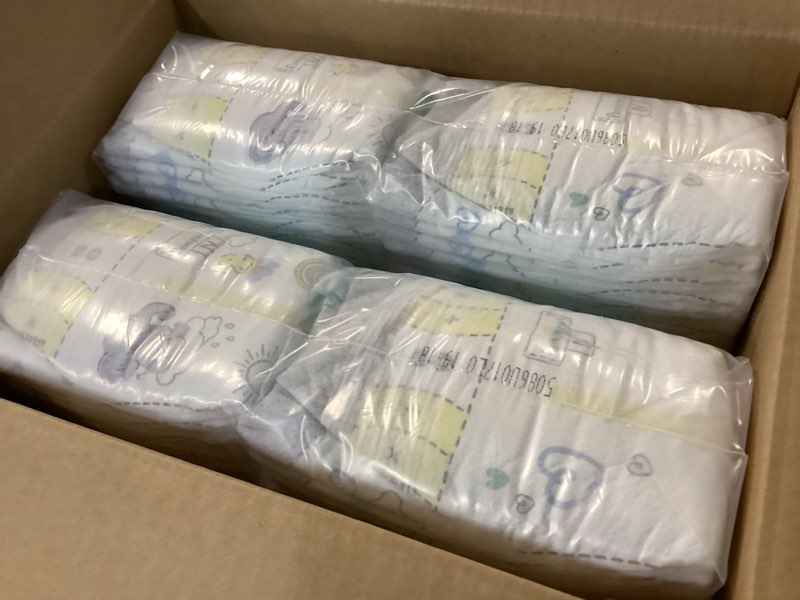 Condition photo showing New/Like New for Pampers Swaddlers Diapers, Size 0 (up to 10 lbs), 84 Count, Absorbent, Keeps Baby Dry and Comfortable, Skin Safe Disposable Baby Diaper (Packaging May Vary) Newborn 84