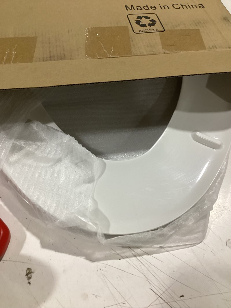 Condition photo showing Good Condition for garvee toilet seat, elongated 19" pp soft close lid, quick release, white | durable pp toilet seat with secure mounting, easy-clean surface, and simple installation for everyday comfort. elongated toddler seat