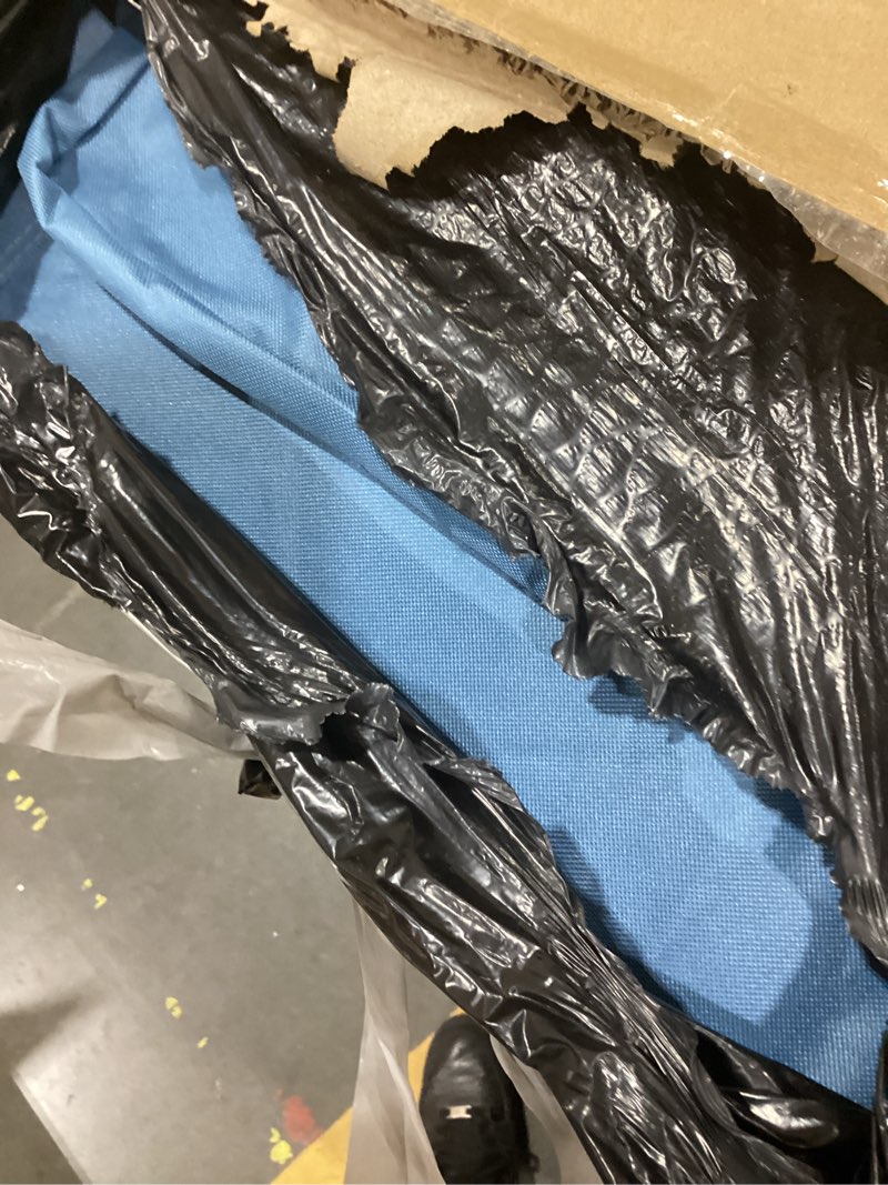 Condition photo showing Good Condition for Petprsco Portable Dog Crate - 32"x23"x23" Collapsible Dog Travel Crate for Medium/Large Dogs with Soft Blanket, Foldable Bowl & Poop Bag Dispenser - Indoor & Outdoor Use 32x23x23 Inch Blue