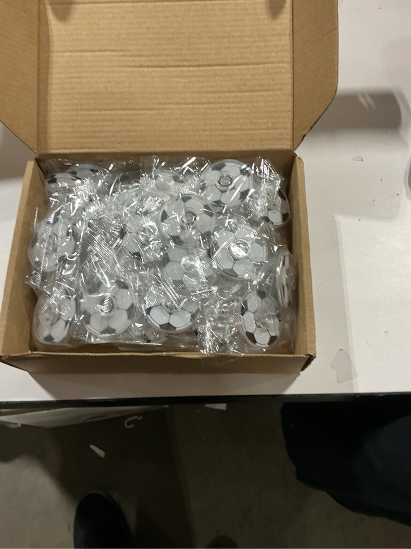Condition photo showing Good Condition for 48 pack soccer party favors supplies return gifts, anxiety stress relief favors with adhd autism, treasure box supplies for classroom rewards birthday gifts