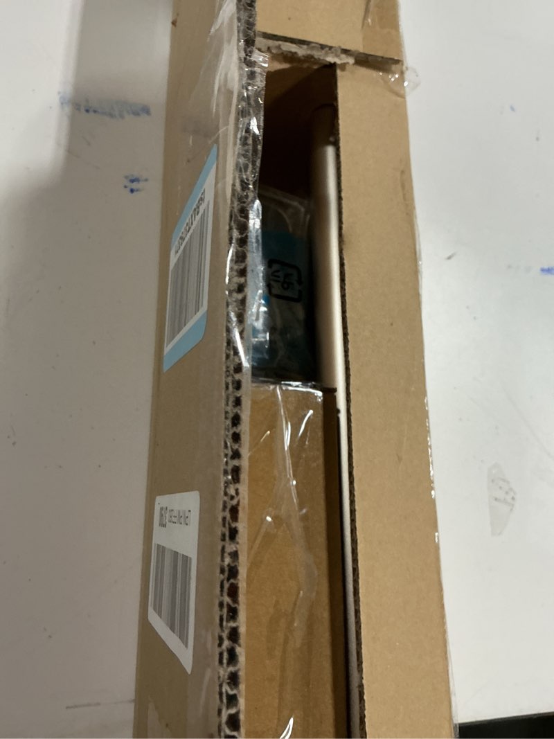 Condition photo showing New/Like New for Amazon Basics Sturdy Adjustable Curtain Rod for Windows with Round Finials, Easy Installation, 1-Inch Rod, 36" to 72", Nickel, 1-Pack 1-Inch Rod 36" to 72" Nickel 1-Pack