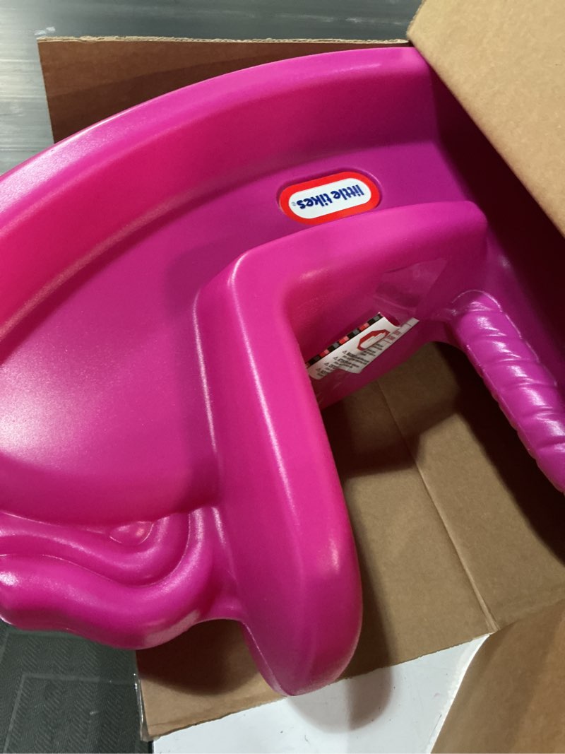 Condition photo showing Good Condition for little tikes rocking horse magenta small