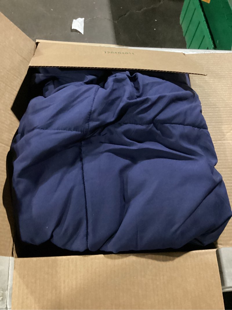 Condition photo showing Good Condition for Cosybay Down Alternative Comforter (Blue/Grey, Full) - All Season Soft Quilted Full Size Bed Comforter - Duvet Insert with Corner Tabs -Winter Summer Warm Fluffy, 82x86 inches Full Blue/Grey