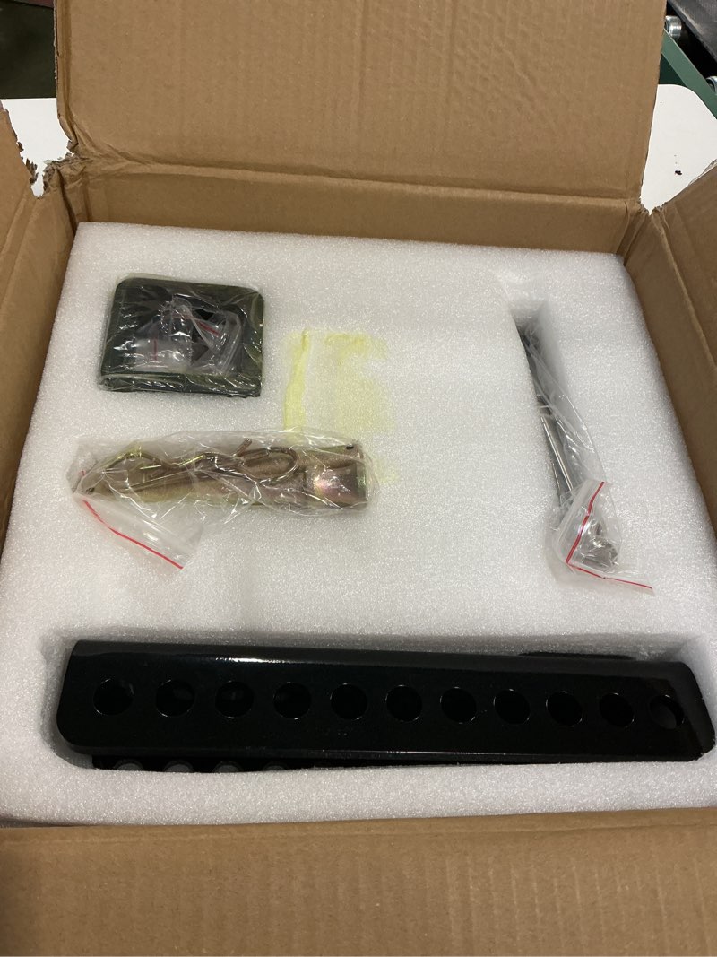 Condition photo showing New/Like New for Adjustable Trailer Hitch, Fits 2.5-Inch Receiver, 8-Inch Drop/Rise,2" & 2-5/16" Ball Hitches for Trucks, 22,000 LBS GTW - Receiver Hitch with Anti-Theft Pin, Solid Ball Mount, BLK,X-452508