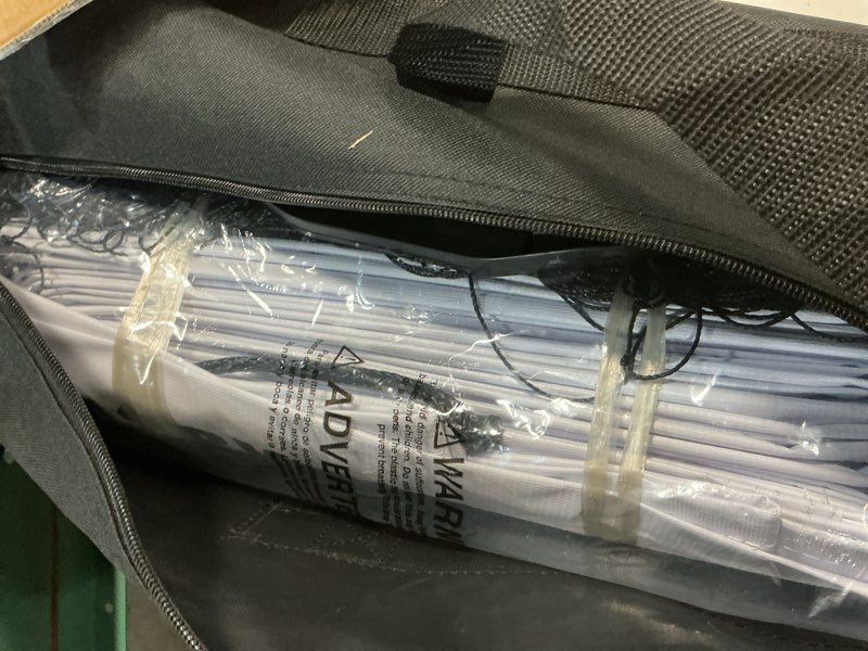 Condition photo showing Good Condition for Portable Professional Outdoor Volleyball Net Set with Adjustable Height Aluminum Poles, Winch System, Volleyball with Pump and Carrying Bag for Backyard Beach