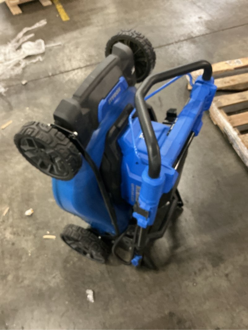 Condition photo showing As Is for kobalt 40-volt 21-in  lawn mower kspm 2040b-03