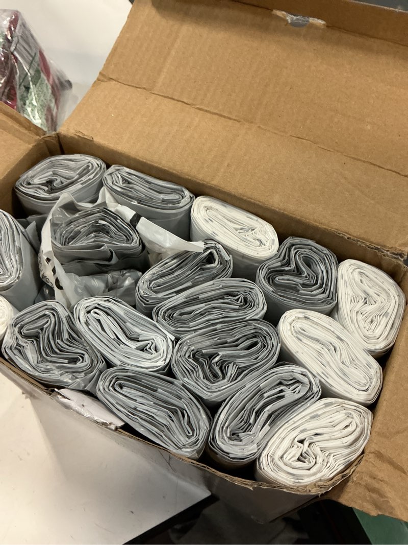 Condition photo showing Good Condition for ELPHECO 2.5 Gallon Trash Bags ? 15 Liters Drawstring Garbage Bags ? Small Trash Bags For Bathroom Office Living Room Use ? Suitable For 1.5-4 Gallon Trash Can ? 18"×20" ? 180 Count / 18 Rolls ? A 10 Count (Pack of 18)