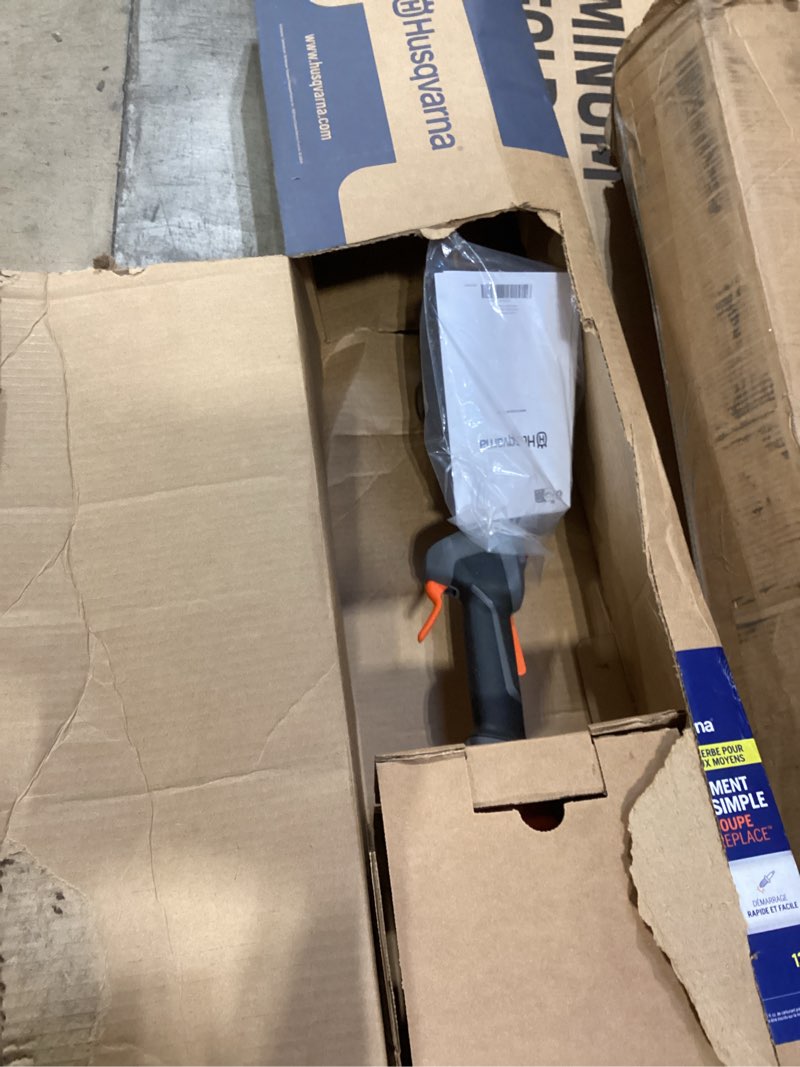 Condition photo showing Good Condition for husqvarna 130l gas string trimmer, 28-cc 2-cycle, 18-inch straight shaft gas weed wacker with rapid replace trimmer head for seamless string reloading, 970514405 130l 18" shaft