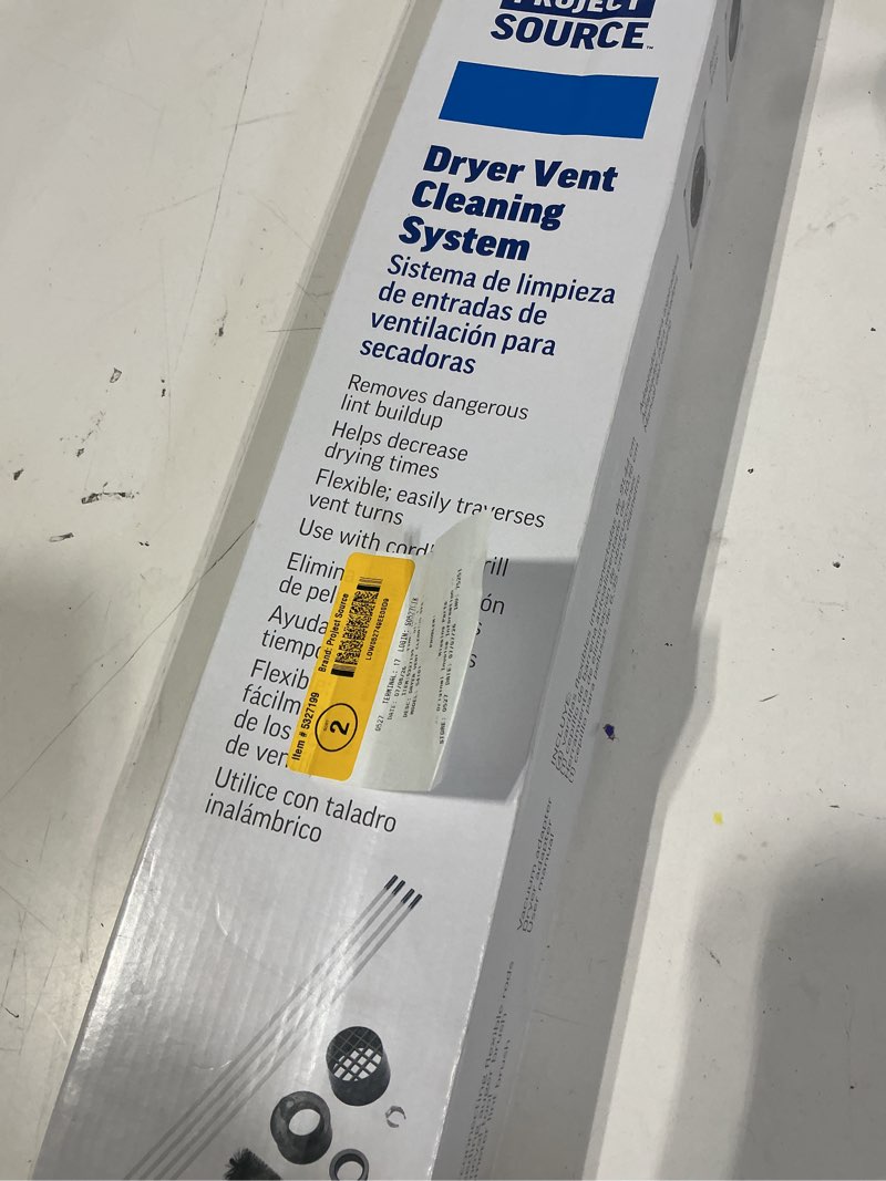 Condition photo showing Good Condition for dryer vent cleaner kit: dryer vent cleaning rods as accessories, only rods not including brush head,extends to your require size (10)