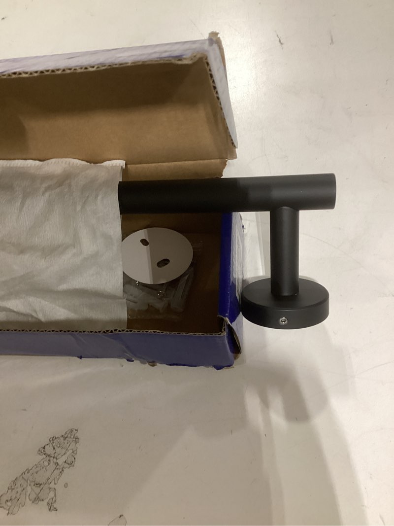 Condition photo showing Good Condition for Marmolux Acc - Matte Black Towel Bar - 24 inch Bathroom Towel Holder - Heavy Duty Stainless Steel SUS 304 Bar - Wall Mounted Towel Rack Storage Set - Ideal for Bathroom & Kitchen. - Hand Towel Holder Matte Black 24"