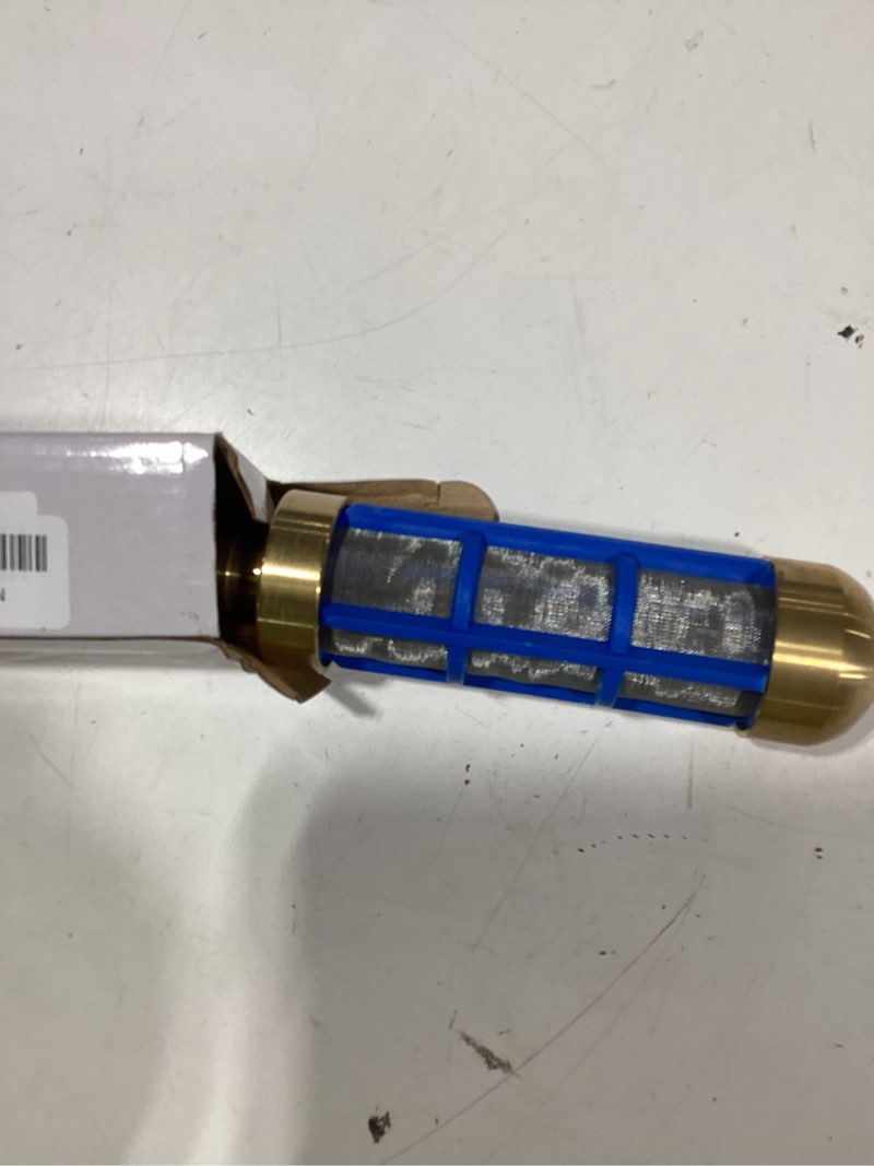 Condition photo showing As Is for garden hose inlet filter for high pressure washer 3/4'' 5/8'' hose water suction strainer pickup filter hose inlet strainer for water tank connection to suction hose