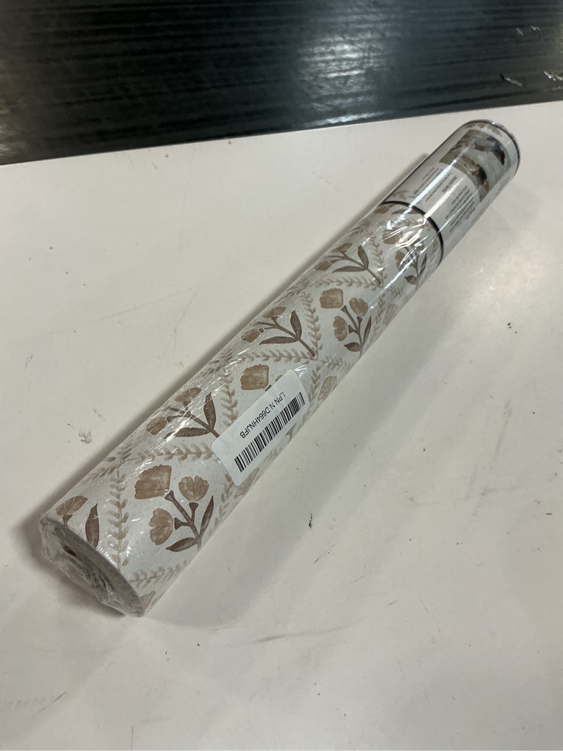 Condition photo showing New/Like New for dimoon vintage wallpaper peel and stick archival dark green floral wallpaper 17.3"x393"flower leaf retro contact paper for bedroom thicken waterproof self adhesive wall paper removable vinyl roll 17.3" x 394" vintage brown