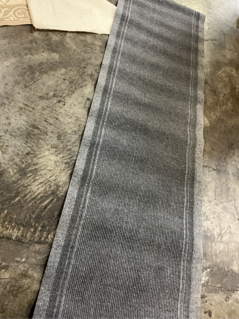 Condition photo showing As Is for gray 7”x2” your choice length track roll runner