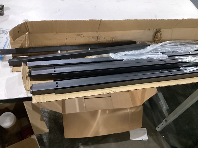 Condition photo showing Good Condition for uscnc 24 x 36 inch a frame sign double-sided folding sandwich board heavy duty slide-in sidewalk signboard for outdoor street advertising poster(frame only?no white board) black-1pack double-sided