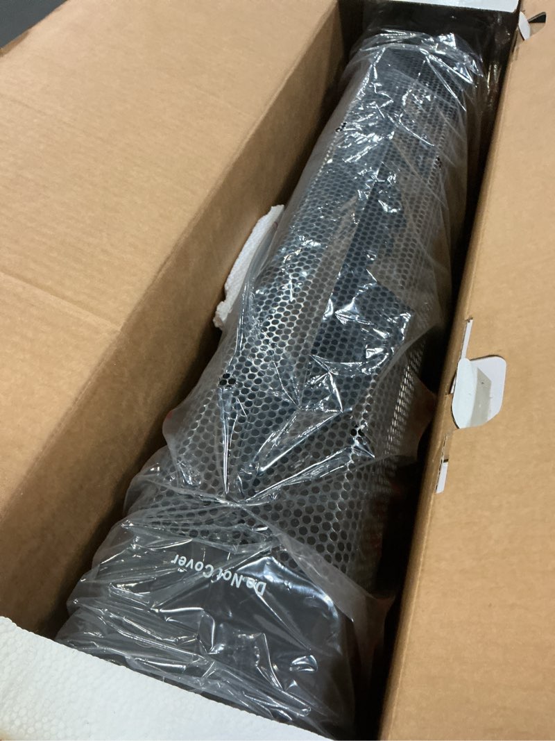 Condition photo showing Good Condition for Comfort Zone 1500W Convection Baseboard Heater with Built-In Thermostat, Overheat & Tip-Over Protection, Dent-Proof Ends, Plug-In Portable, Ideal for Home, Bedroom & Office, Black