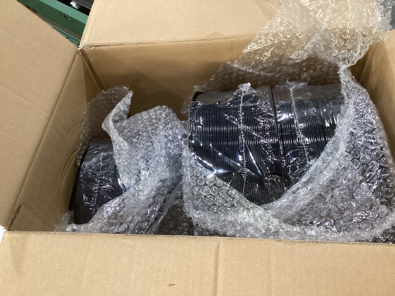 Condition photo showing New/Like New for I00000 200 PCS Black Plastic Plates for 100 Guests Include: 10.25 inch 100 Pieces Dinner Plate and 7.5 inch 100 Pieces Dessert Plate, Premium Plastic Plates Perfect for Birthday, Wedding & Party