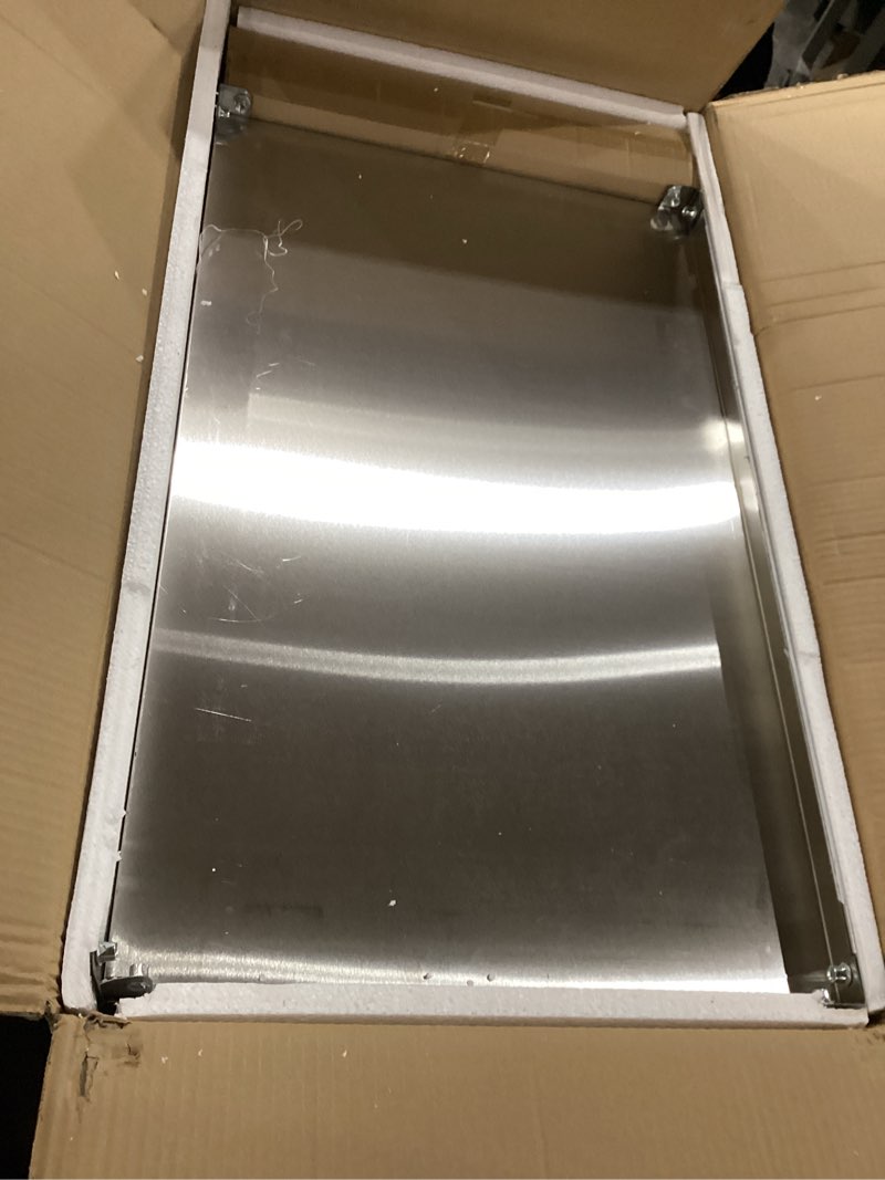 Condition photo showing New/Like New for Treshin 3 Tier Stainless Steel Utility Cart Commercial Heavy Duty Rolling Cart Food Storage Service Trolley with Handle and Wheels for Kitchen Restaurant Hospital Lab and Hotel 19" W x 31" L x 34" H 19"W x 31"L x 34"H