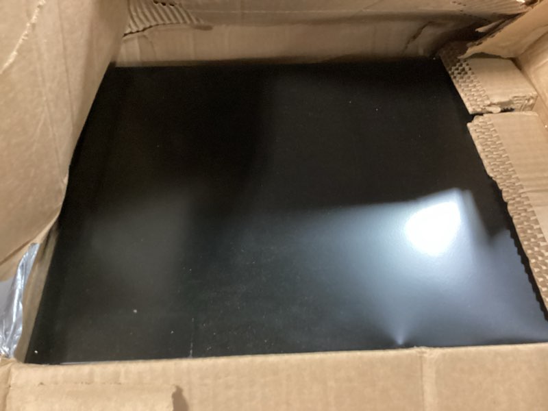 Condition photo showing As Is for space solutions 18" deep 2 drawer letter width vertical file cabinet, black