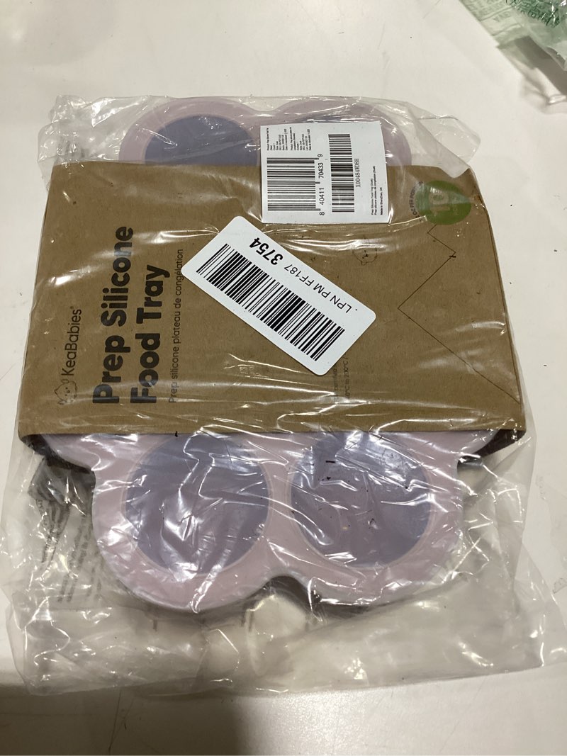 Condition photo showing New/Like New for KeaBabies Silicone Food Freezer Trays with Lid, 2oz x 10 Pods Baby Food Storage Containers, Easy Puree Meal Prep, Breast Milk Silicone Freezer Molds, Dishwasher, Microwave Safe,BPA-Free(Chai Latte)